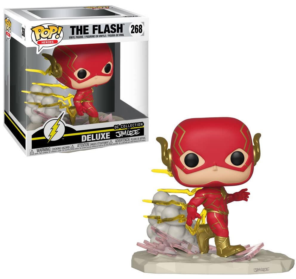 Funko POP! Deluxe DC Collection by Jim Lee The Flash #268 GameStop Exclusive