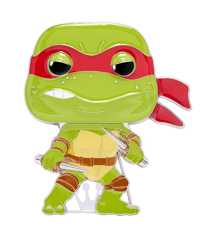 Funko Pop! Large Enamel Pin Teenage Mutant Ninja Turtles - (Teenage Mutant Ninja Turtles (TMNT) ) : Raphael Enamel Pins - Cute Collectable Novelty Brooch - for Backpacks & Bags