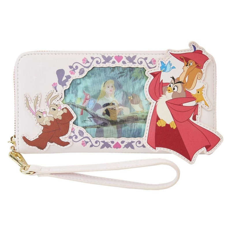 Loungefly - Disney Wallet - Lenticular Sleeping Beauty Princess - 0671803459663, Pink, Pink, Taille Unique, Classic