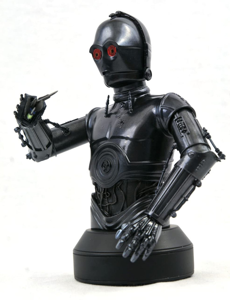 Diamond Select Toys Star Wars Triple Zero 1:6 Scale Mini-Bust, Multicolor, 6 inches