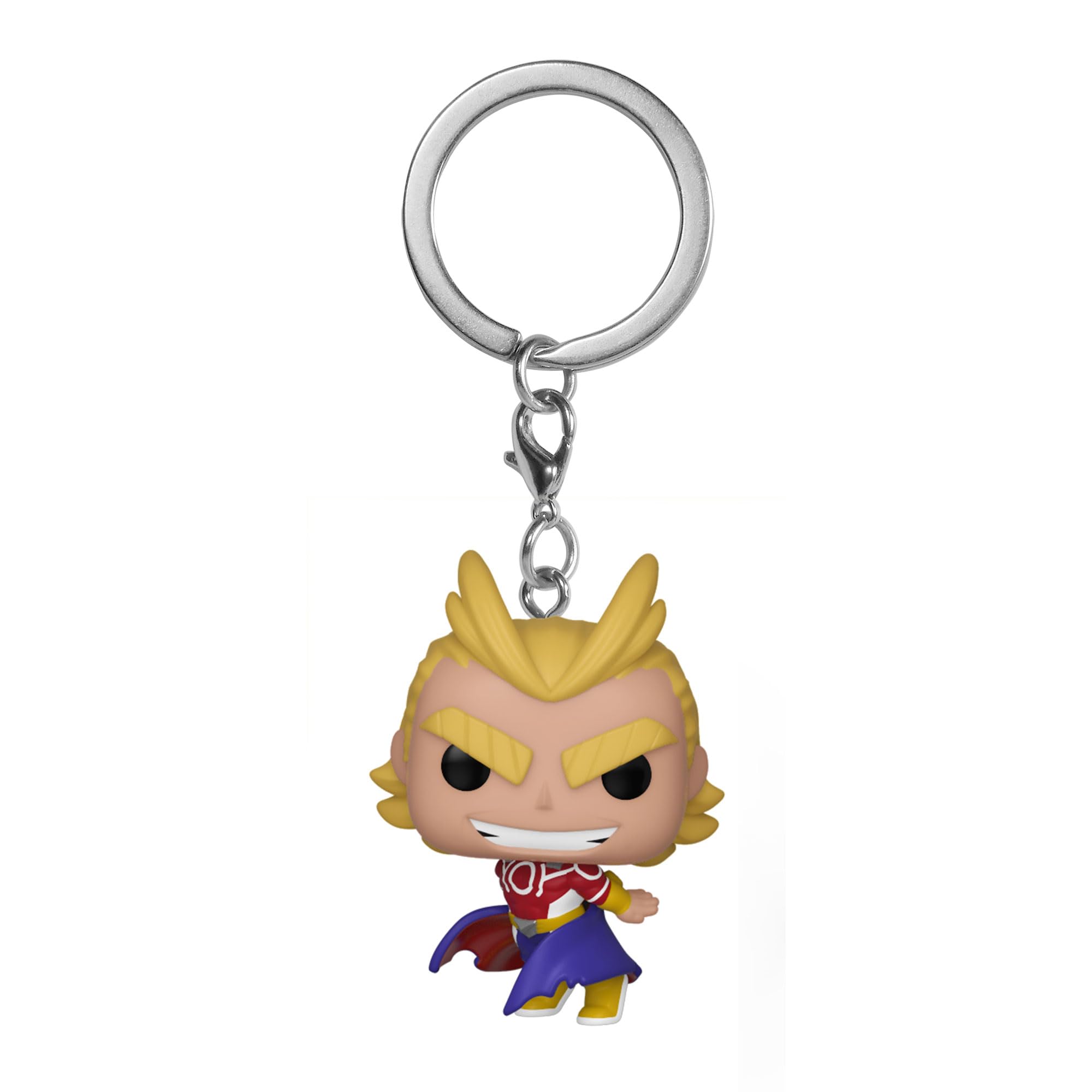 Funko Pop! Keychain: MHA - All Might - (Silver Age) - My Hero Academia Novelty Keyring - Collectable Mini Figure - Stocking Filler - Gift Idea - Official Merchandise - Anime Fans - Backpack Decor