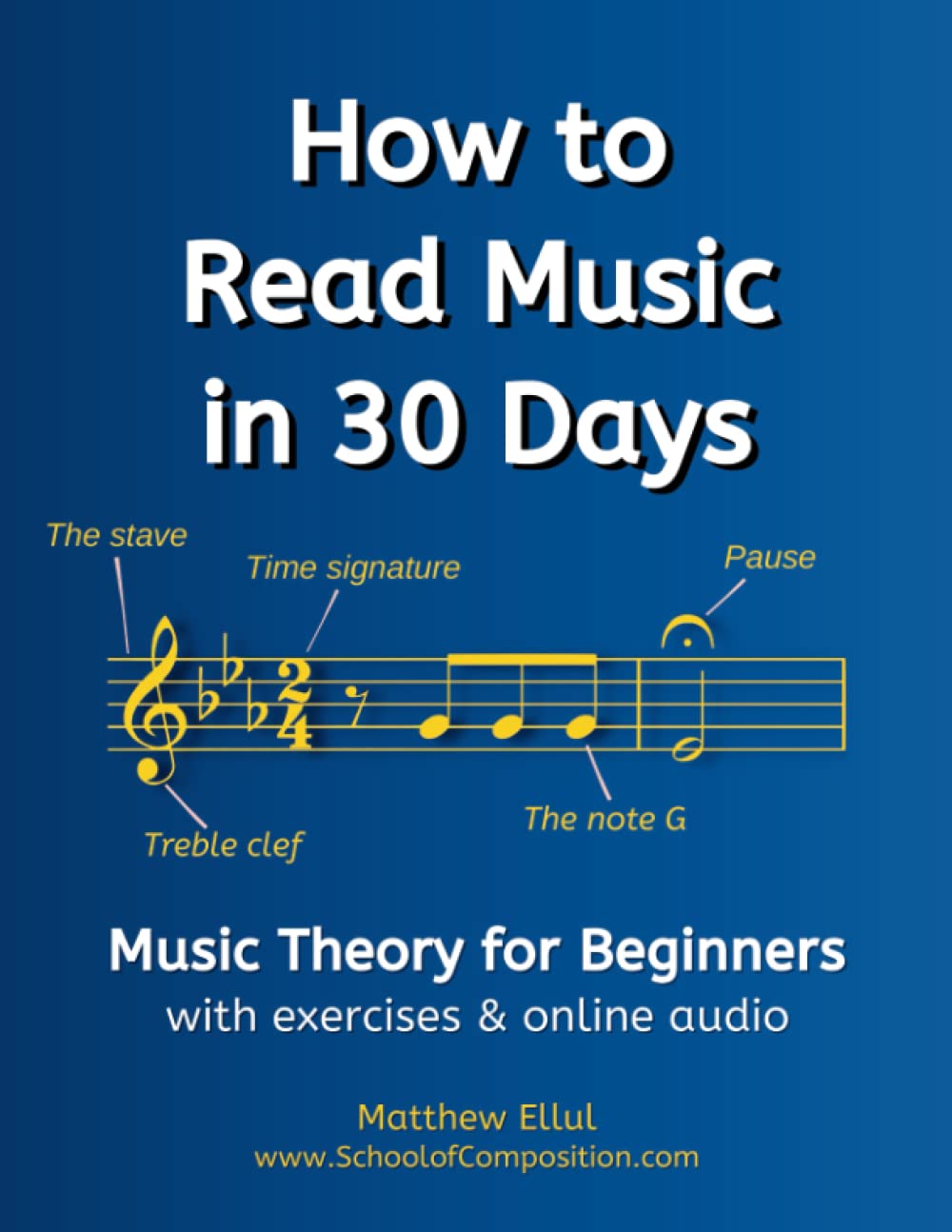 How to Read Music in 30 Days: Music Theory for Beginners - with exercises & online audio: 1 (Practical Musical Theory)