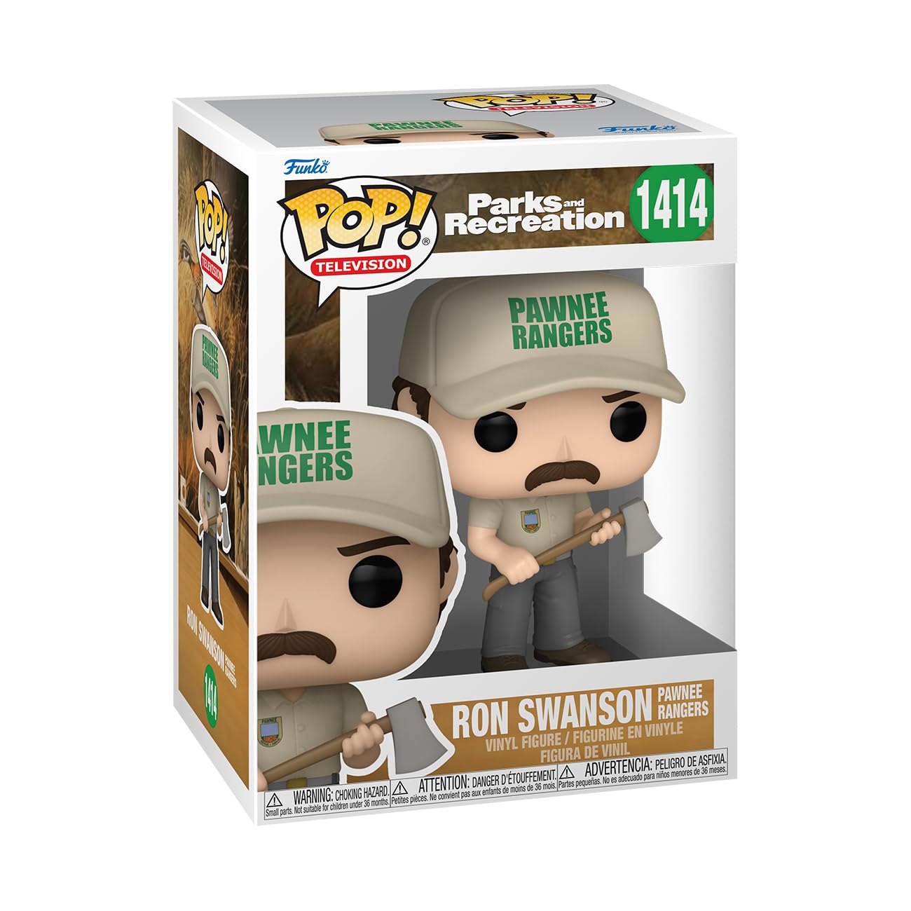 Funko POP! TV: Parks & Recreation - Ron Swanson - (Ranger) - Parks and Recreation - Collectable Vinyl Figure - Gift Idea - Official Merchandise - Toys for Kids & Adults - TV Fans