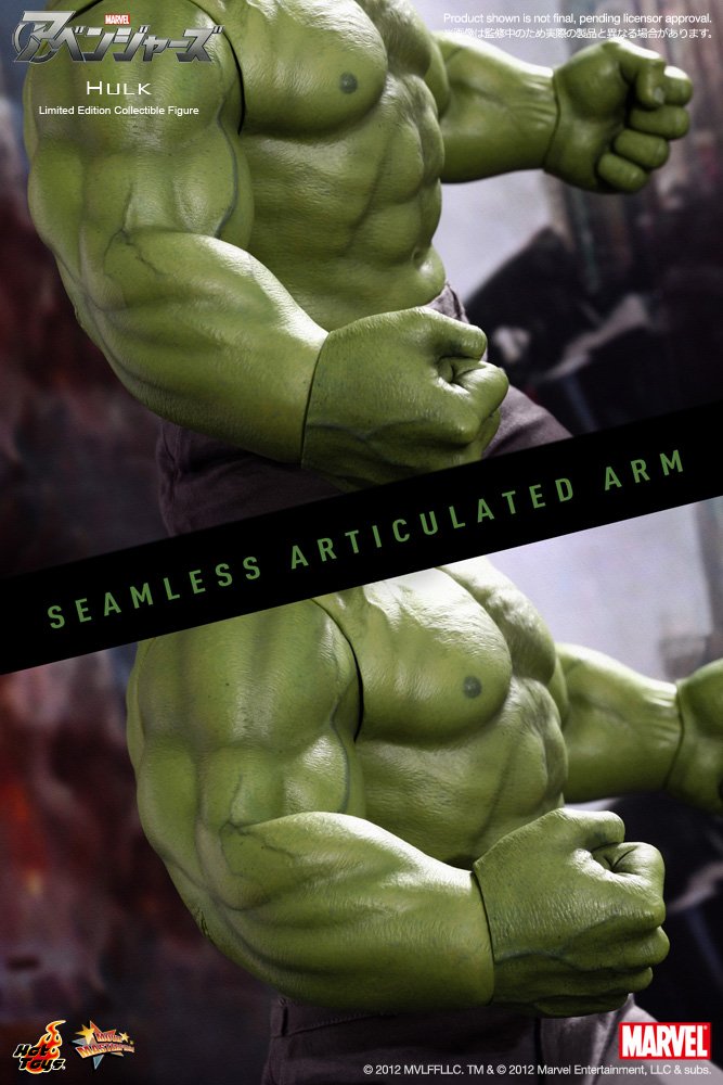 Hot Toys - Avengers figurine Movie Masterpiece 1/6 Hulk 42 cm