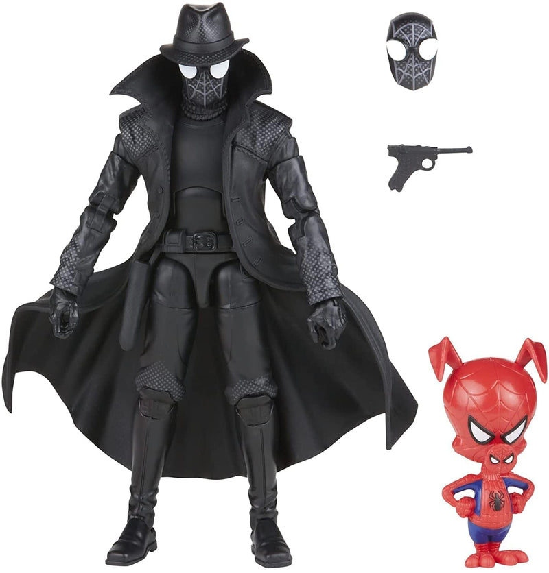 Hasbro Marvel Legends Series Spider-Man 60th Anniversary Spider-Man Noir and Spider-Ham 15 cm Action Figures, 2 Accessories, Multicolor (F3443)