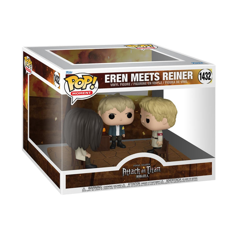 Funko POP! Moment: AoT - Eren Jaeger Meets Reiner - Attack on Titan - Collectable Vinyl Figure - Gift Idea - Official Merchandise - Toys for Kids & Adults - Anime Fans - Model Figure for Collectors