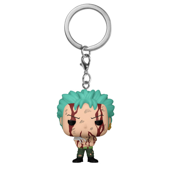 Funko POP! Keychain: OP - Roronoa Zoro - One Piece - Collectable Vinyl Mini Figure Novelty Keyring - Stocking Filler - Gift Idea - Official Merchandise - Anime Fans - Minifigure