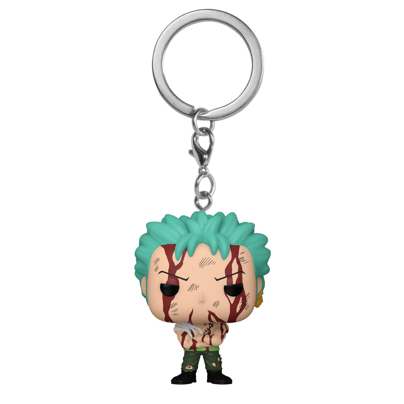 Funko POP! Keychain: OP - Roronoa Zoro - One Piece - Collectable Vinyl Mini Figure Novelty Keyring - Stocking Filler - Gift Idea - Official Merchandise - Anime Fans - Minifigure