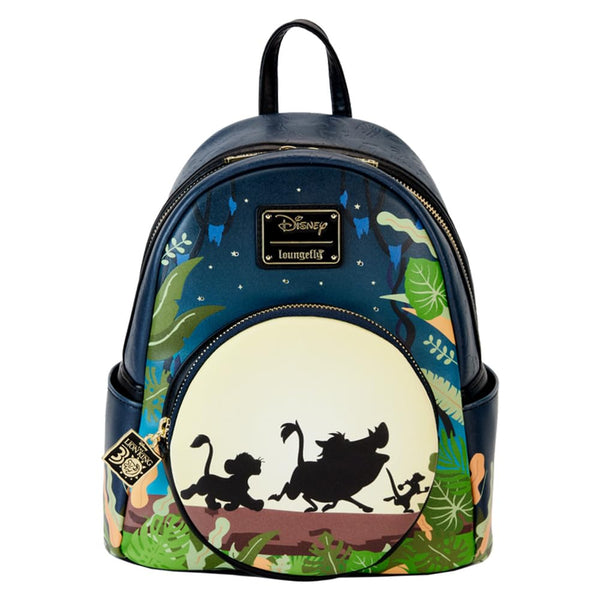 Loungefly Disney The Lion King 30th Anniversary Hakuna Matata Silhouette Kids Mini Backpack Multi