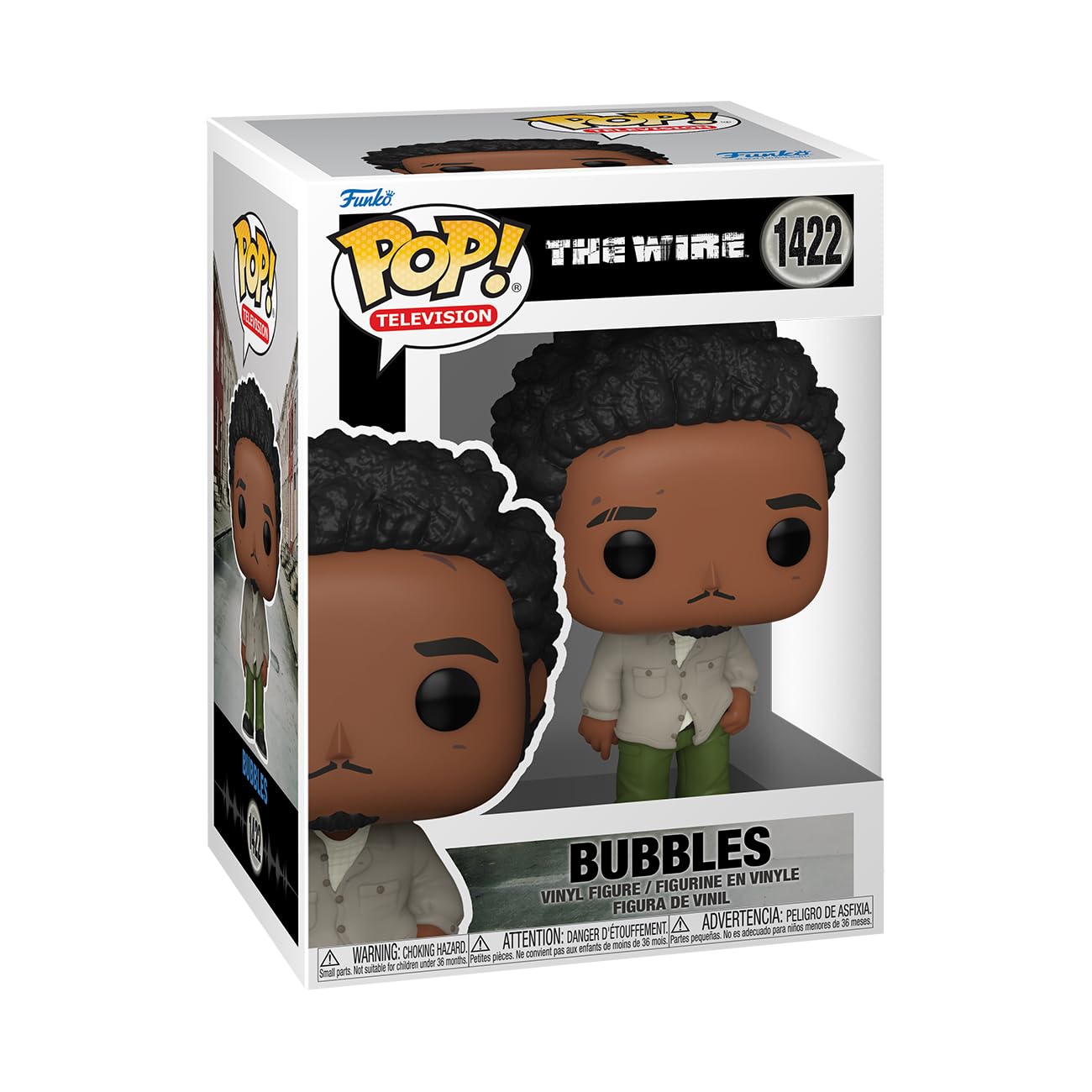 Funko POP! TV: the Wire - Bubbles - Collectable Vinyl Figure - Gift Idea - Official Merchandise - Toys for Kids & Adults - TV Fans - Model Figure for Collectors and Display