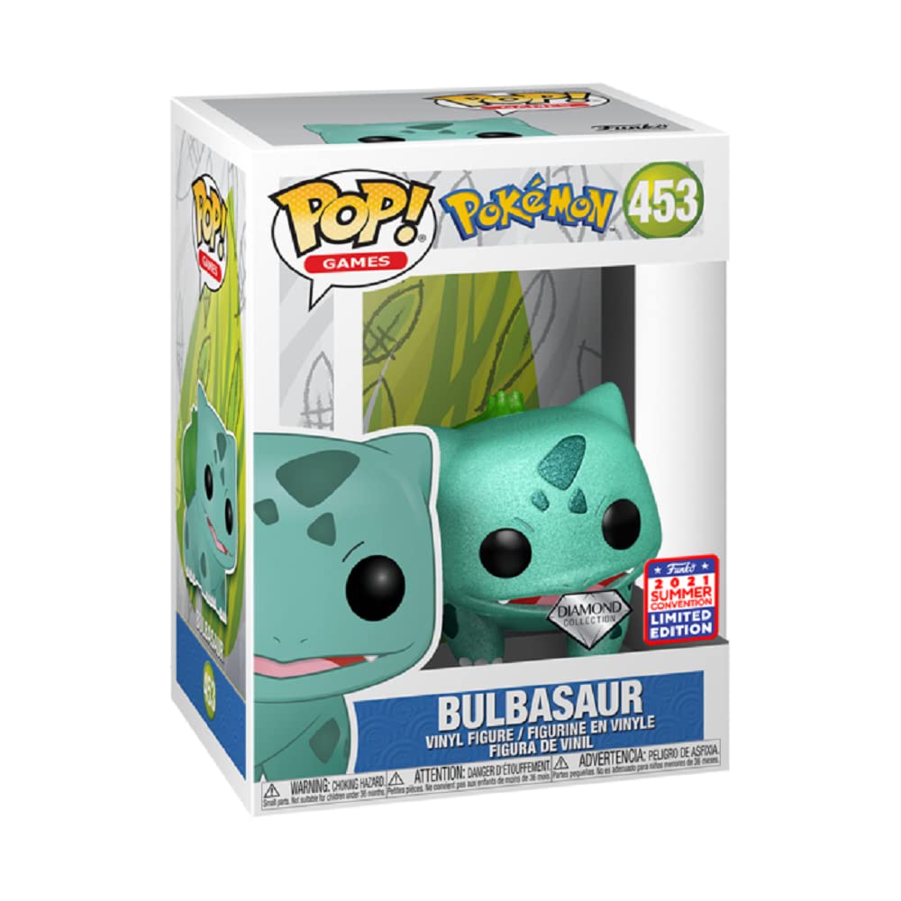 Pokémon Diamond Collection Bulbasaur Summer Convention Funko Pop, Turquoise