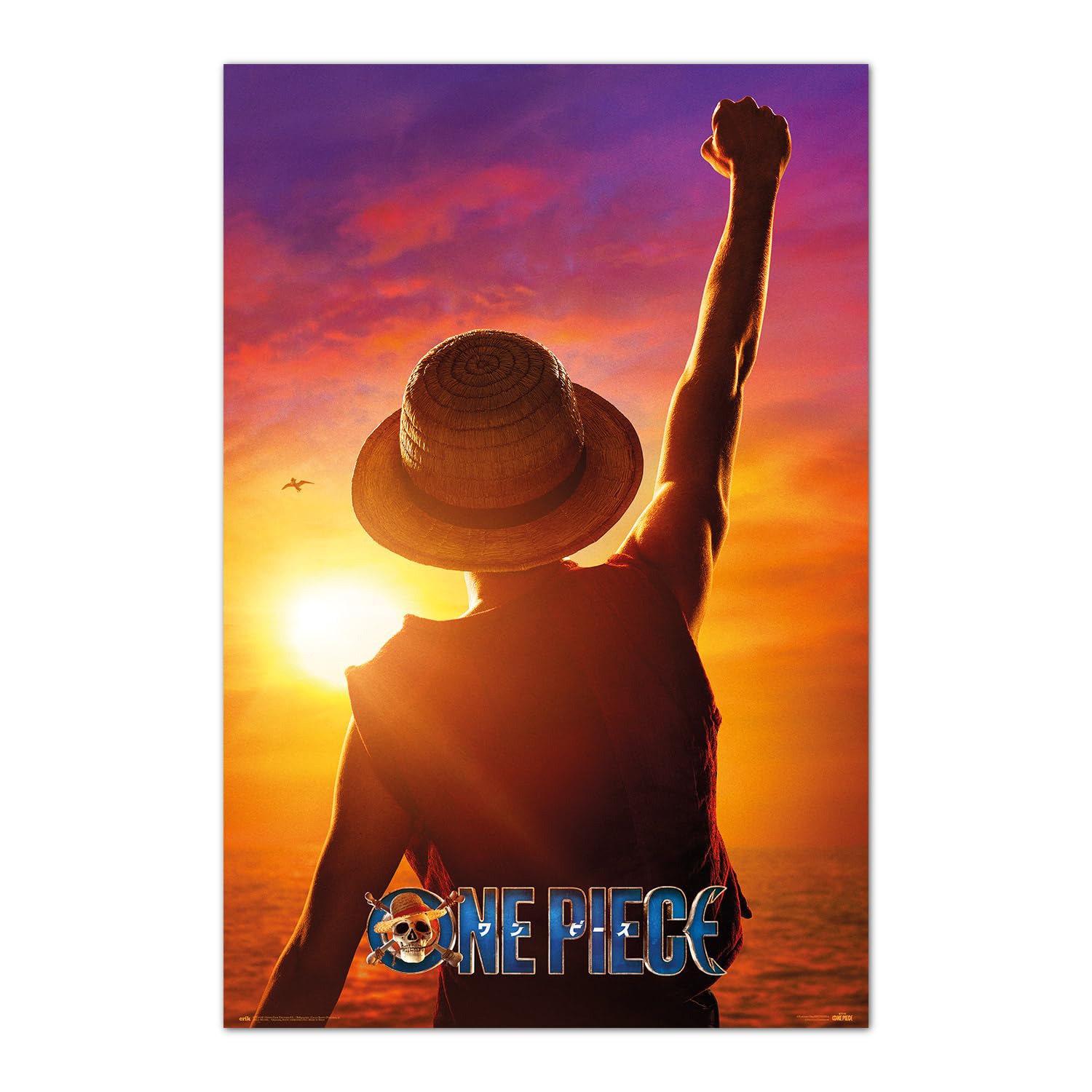 Grupo Erik One Piece Netflix - Monkey D. Luffy Poster - 36 x 24 inches / 91.5 x 61 cm - Shipped Rolled Up - Cool Posters - Art Poster - Posters & Prints - Wall Posters