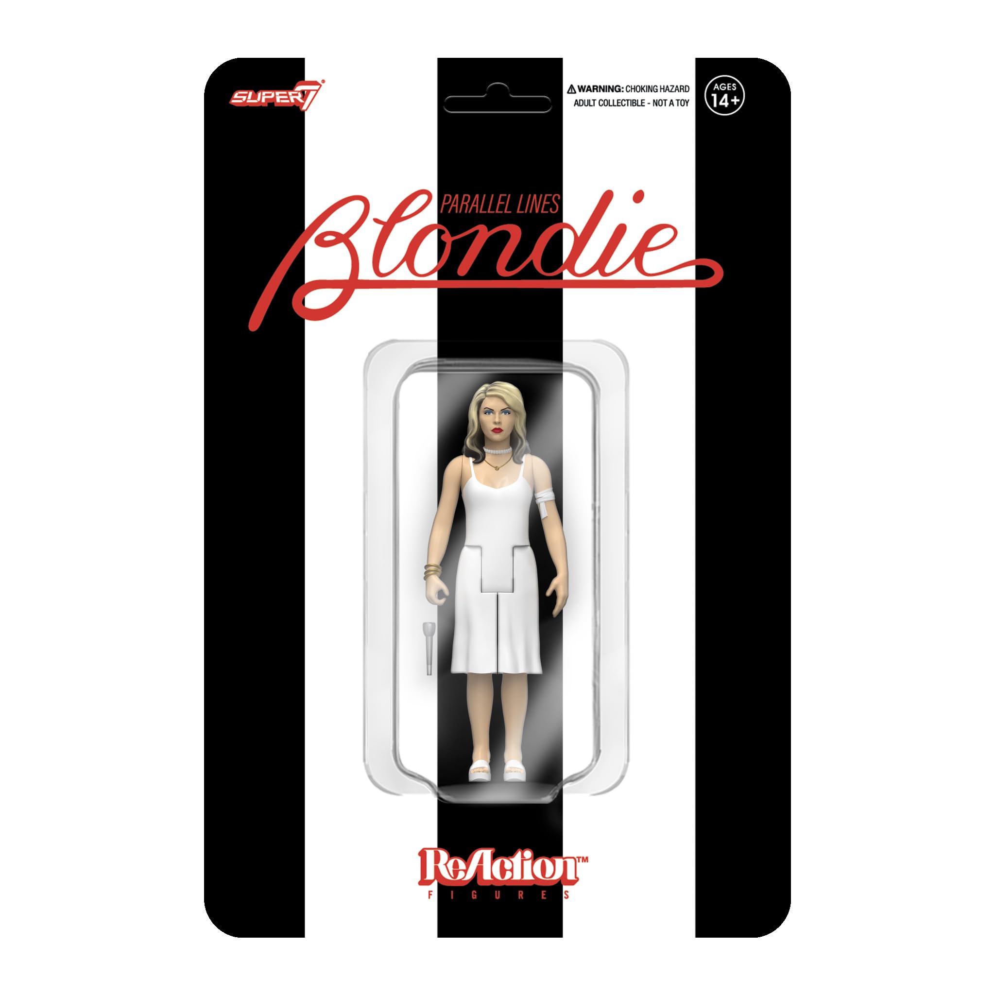 Super7 Blondie Reaction Figures Wave 01 - Debbie Harry (Parallel Lines)