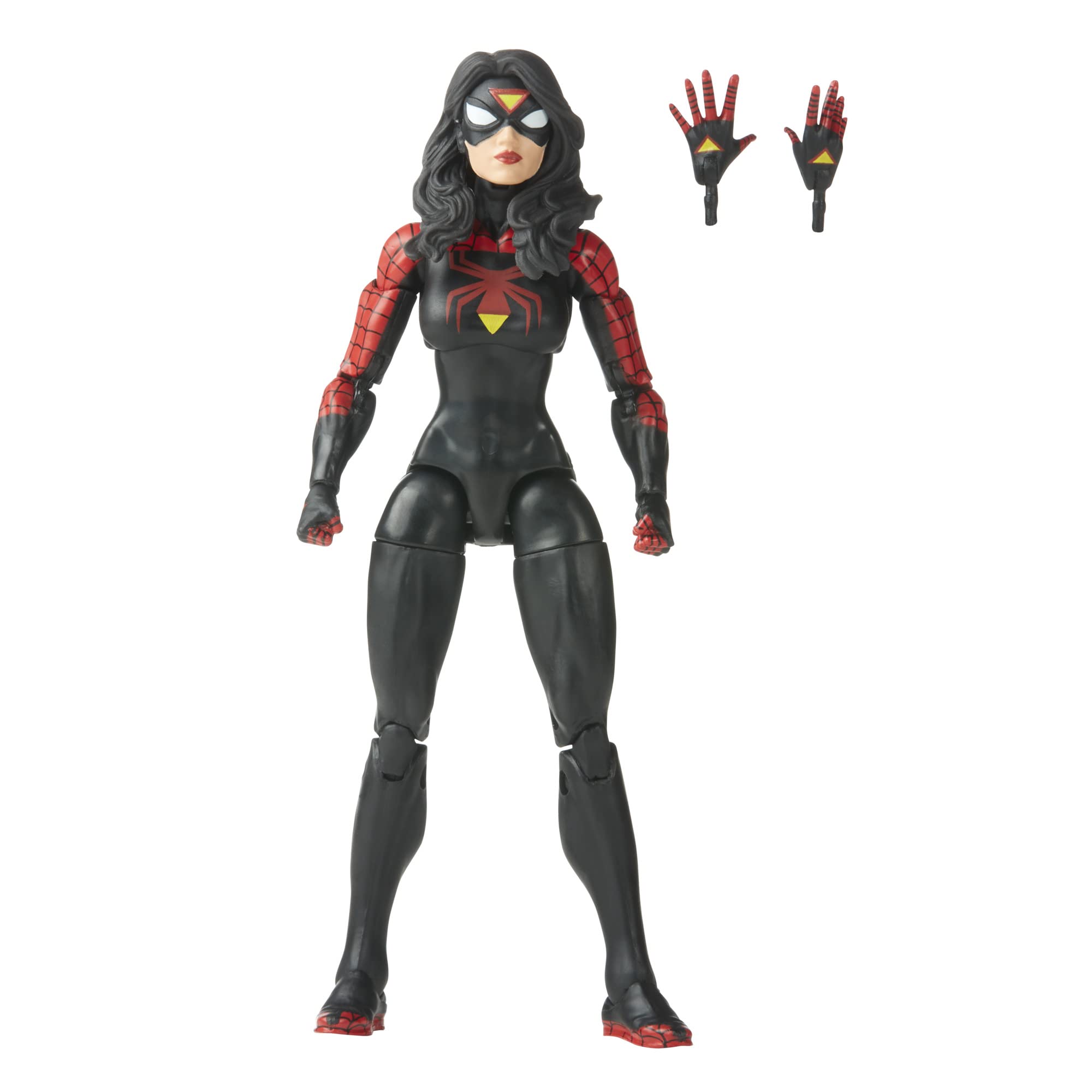 Marvel Hasbro Legends Series Jessica Drew Spider-Woman, Spider-Man Legends Collectible 6 Inch Action Figures