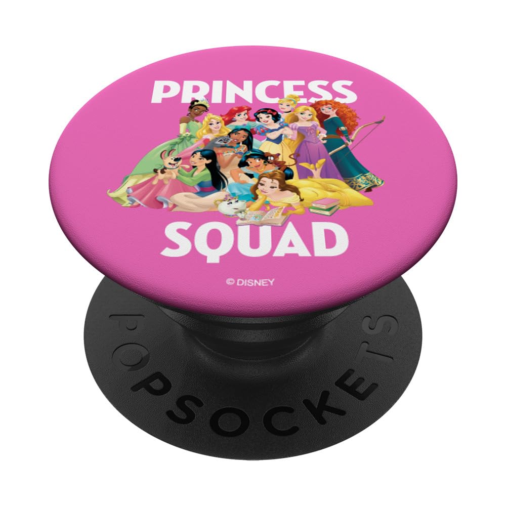 Disney Princess Squad Hot Pink PopSockets Swappable PopGrip