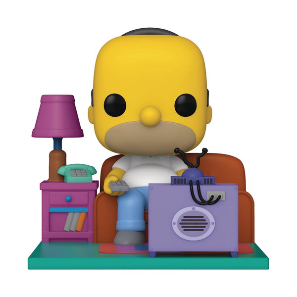 Funko POP! Deluxe: the Simpsons-Homer Simpson Watching TV - Collectable Vinyl Figure - Gift Idea - Official Merchandise - Toys for Kids & Adults - TV Fans - Model Figure for Collectors and Display