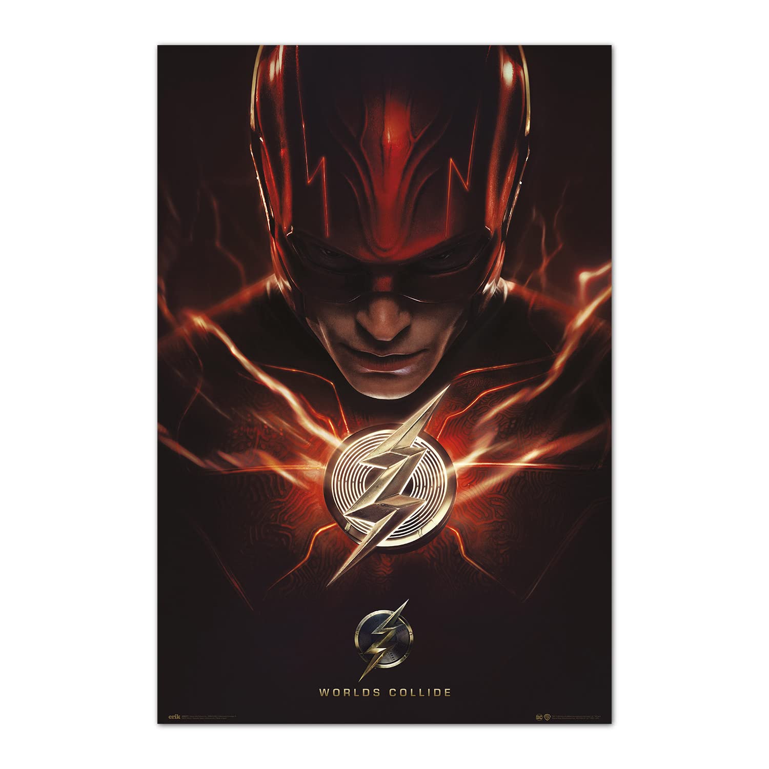 Grupo Erik DC Comics The Flash - Flash Poster - 36 x 24 inches / 91.5 x 61 cm - Shipped Rolled Up - Cool Posters - Art Poster - Posters & Prints - Wall Posters