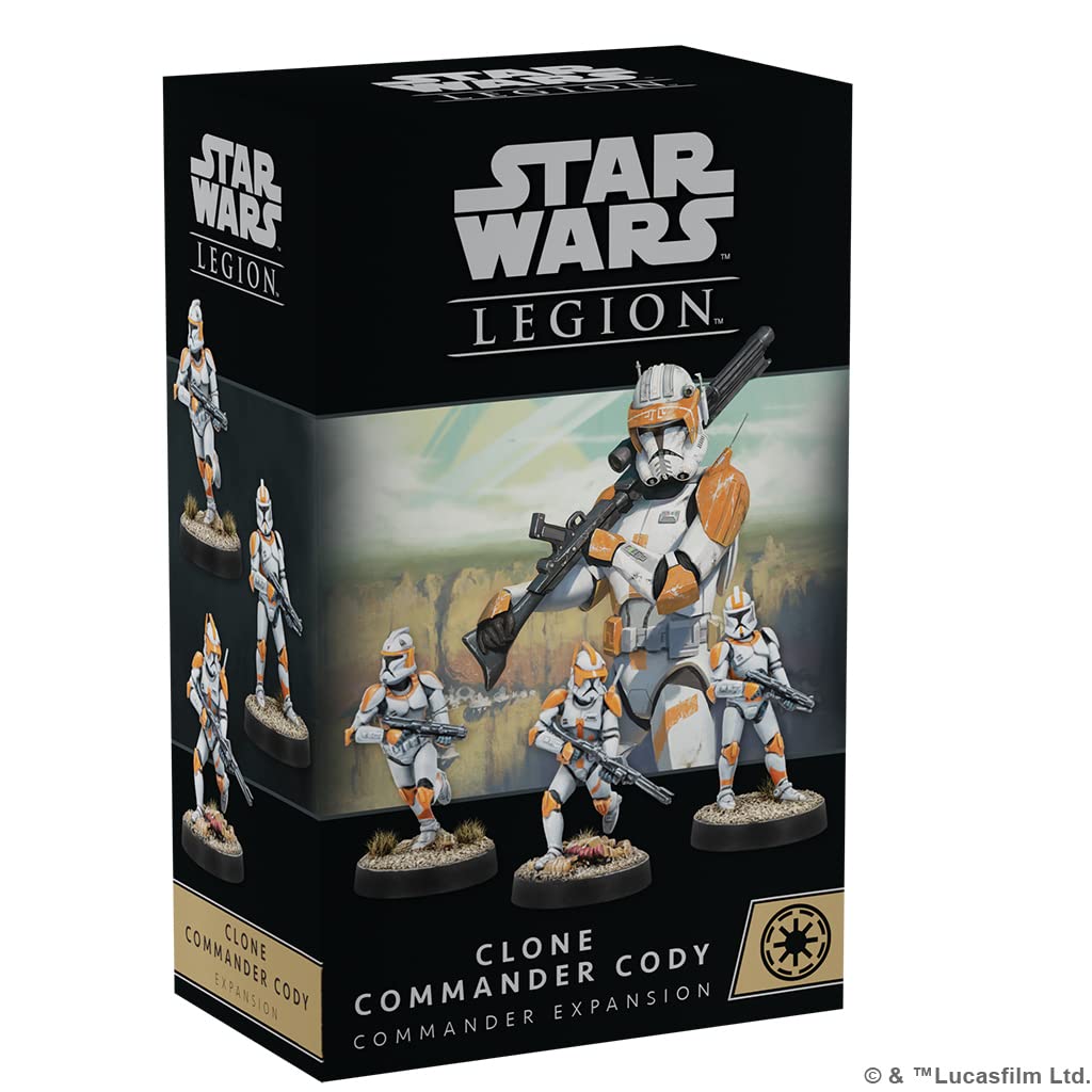 Atomic Mass Games | Star Wars Legion: Clone Commander Cody Expansion | Miniatures Game | Ages 14+ | 2 Players | 90 Minutes Playing Time