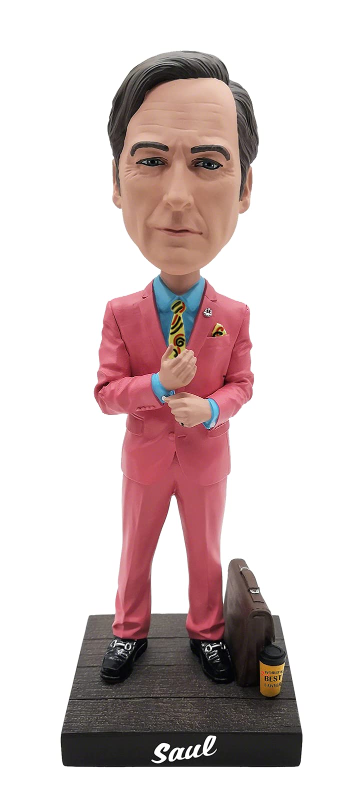 Royal Bobbles Better Call Saul, Saul Goodman Bobblehead, Premium Polyresin Lifelike Figure, Unique Serial Number, Exquisite Detail