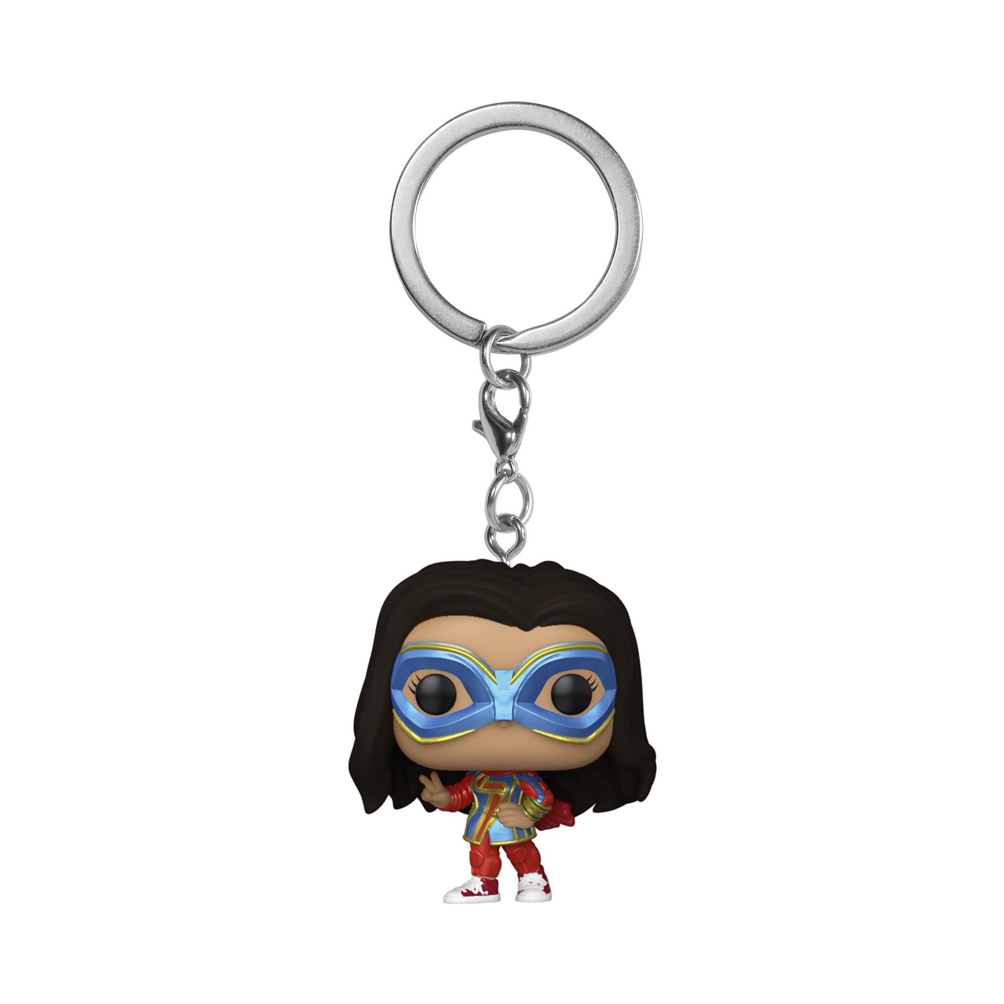 Funko POP! Keychain: Ms. Marvel Novelty Keyring - Collectable Mini Figure - Stocking Filler - Gift Idea - Official Merchandise - TV Fans - Backpack Decor