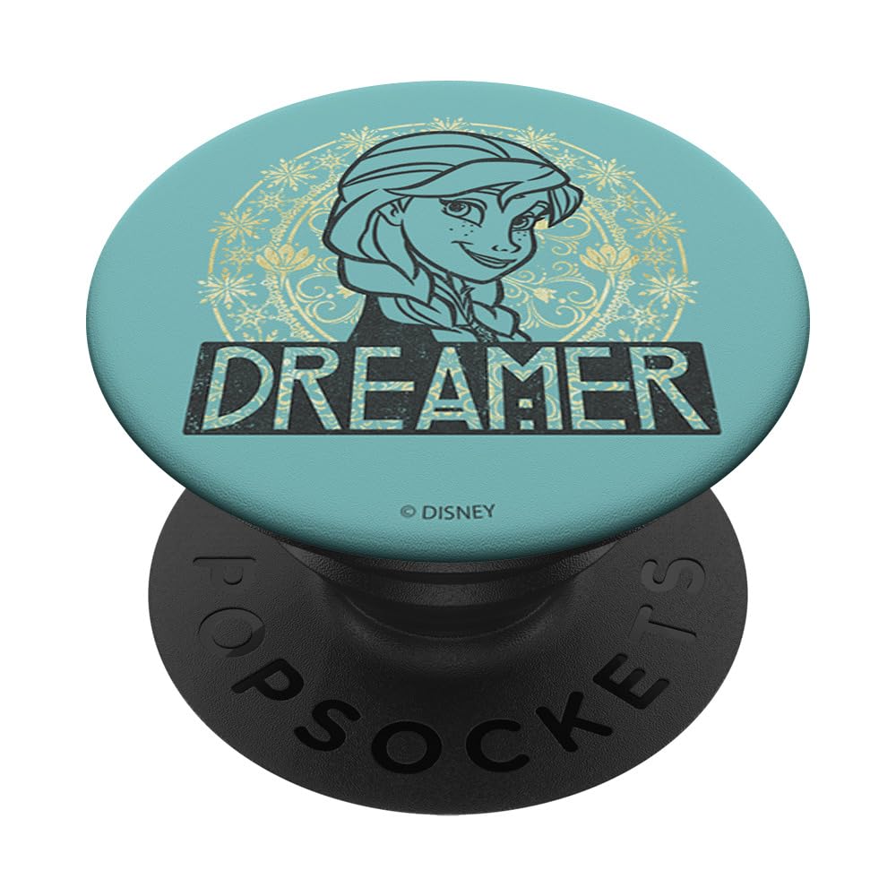 Disney Frozen Anna Outline Dreamer Design PopSockets Swappable PopGrip