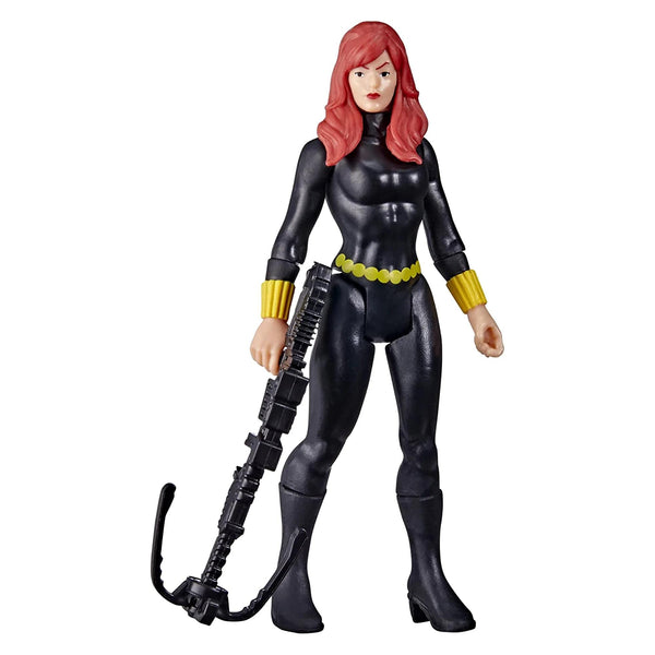 Marvel F3818 Hasbro Legends Series 3.75-inch Retro 375 Collection Black Widow Action Figure Toy, 1 Accessory, Multi