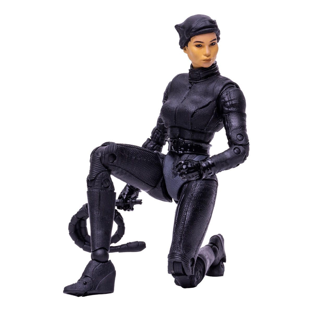 McFarlane Toys, 7-Inch DC Batman Catwoman Unmasked Action Figure with 22 Moving Parts, Collectible DC Batman Movie Figure with Stand Base and Unique Collectible Character Card – Ages 12+