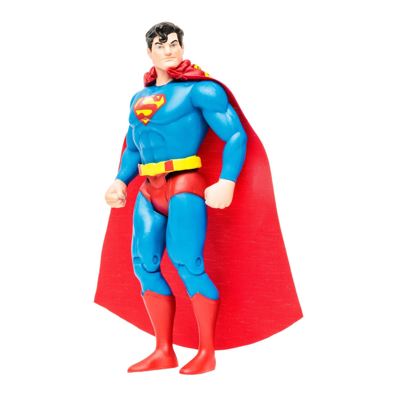 McFarlane Toys, DC Multiverse, 5-inch DC Super Powers Superman Action Figure with 5 points of articulations, Collectible DC Retro 1980’s Super Powers Line Figure – Ages 12+