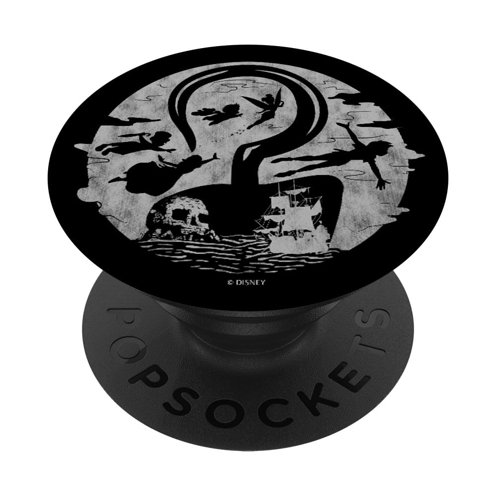 Disney Peter Pan Hook Moon PopSockets Swappable PopGrip