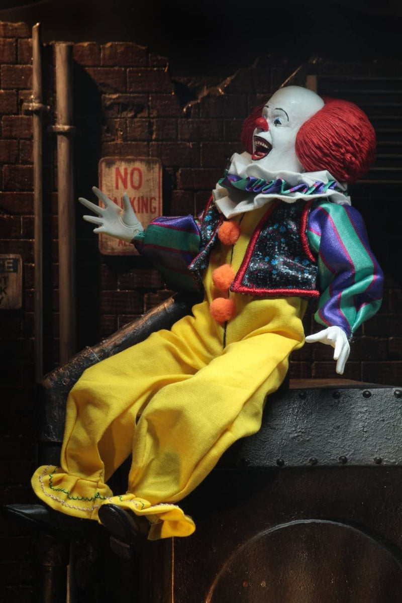 NECA IT 1990 Pennywise 8 Inch Clothed Action Figure