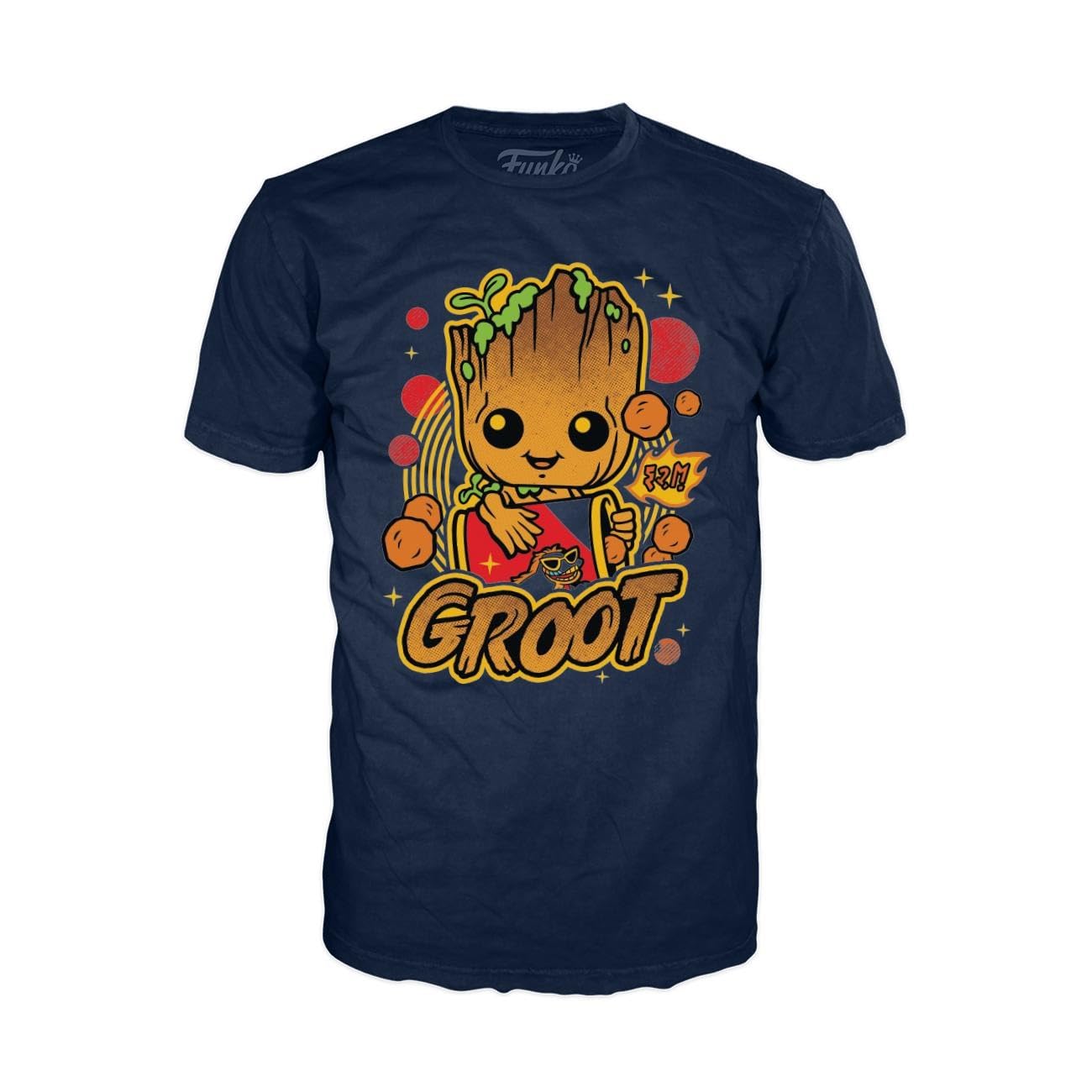 Funko Boxed Tee: Groot Shorts - Groot - (L) - T-Shirt - Clothes - Gift Idea - Short Sleeve Top for Adults Unisex Men and Women - Official Merchandise - Movies Fans