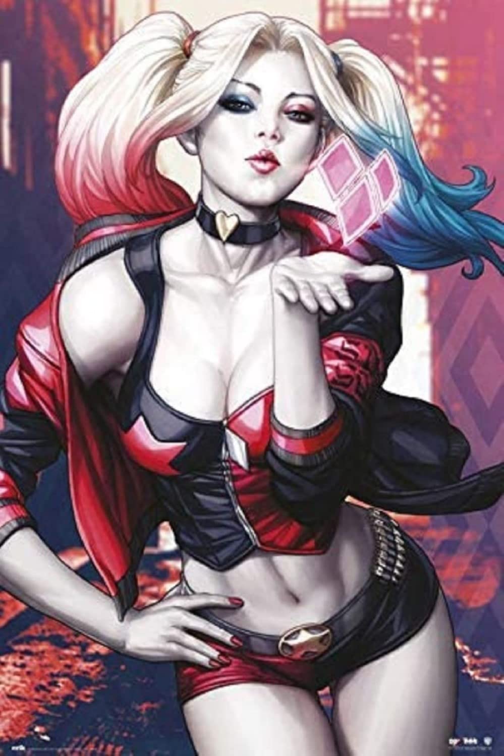 Grupo Erik DC Harley Quinn Kiss Poster