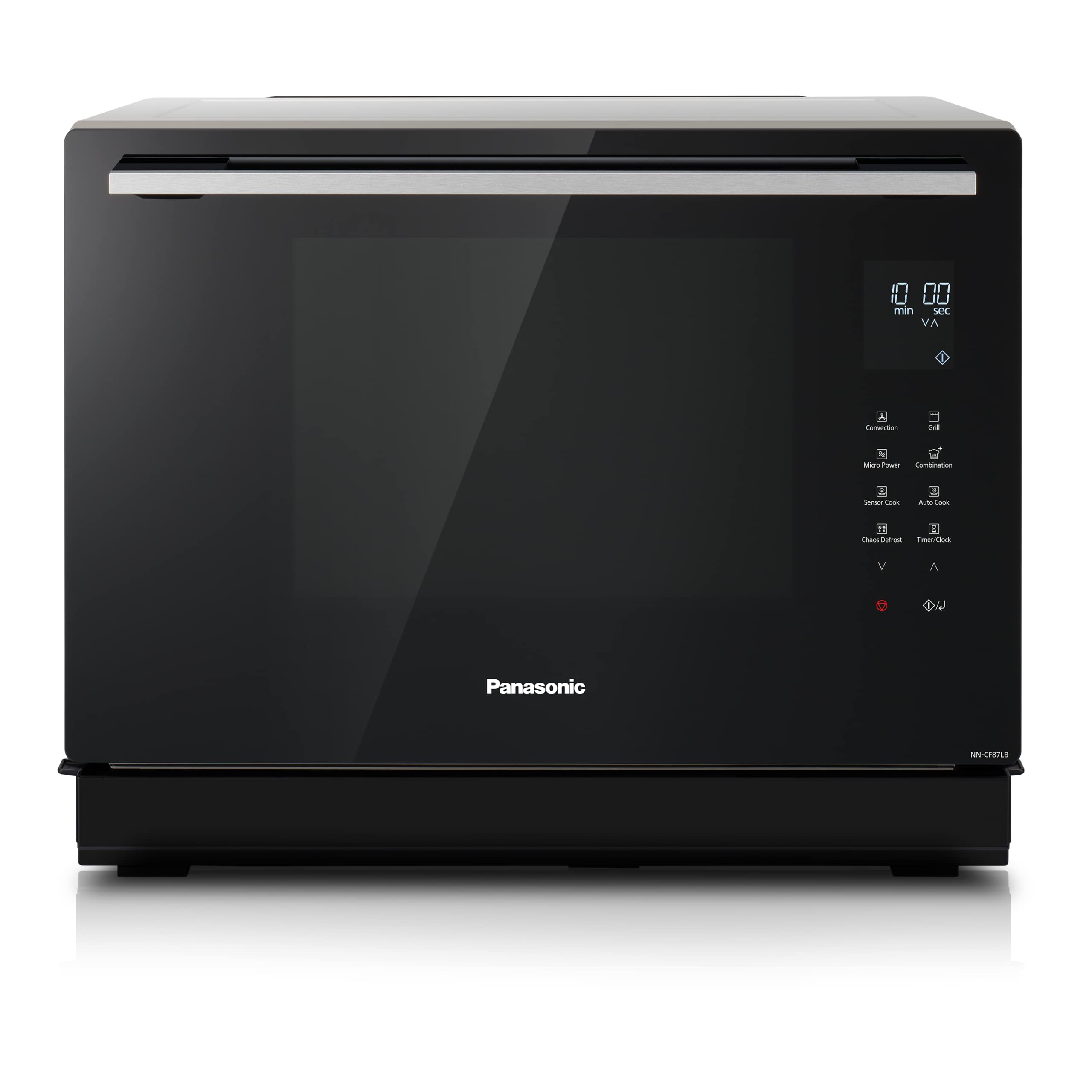 Panasonic CF87 Speed Convection Oven, Grill, Flatbed, 31Litre, Two Level Cooking, Genius Sensor, 32 Auto Programmes, Easy Clean, 1000W Combination Microwave Oven