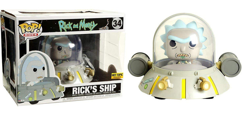 Funko 23811 Ship POP Vinyl Rick and Morty S1, Multi