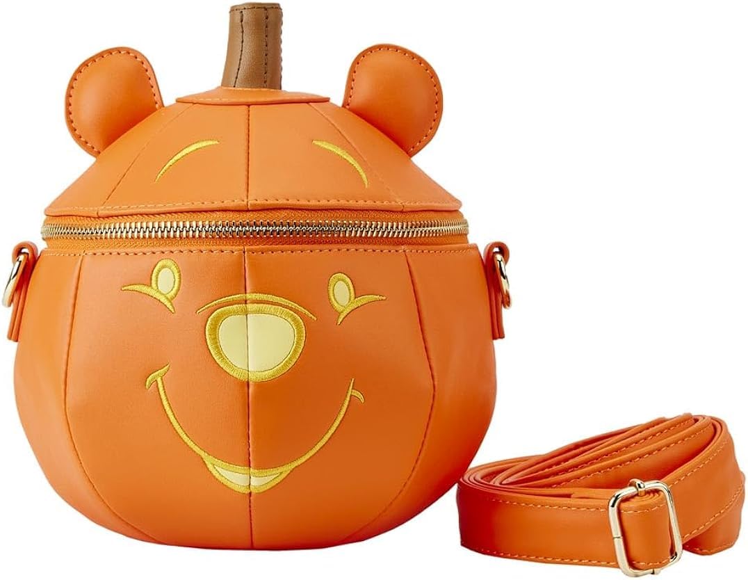 Loungefly Disney Winnie The Pooh Pumpkin Crossbody Bag Orange