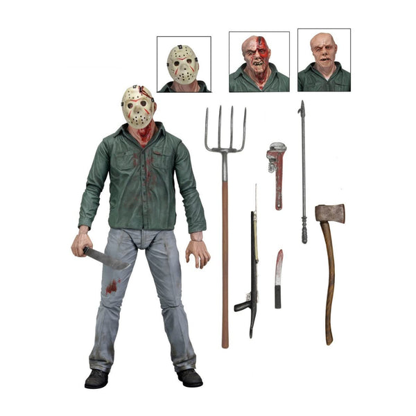 FRIDAY THE 13TH 39702 Jason Ultimate Janson Action Figure, Multicolor, Standard Size