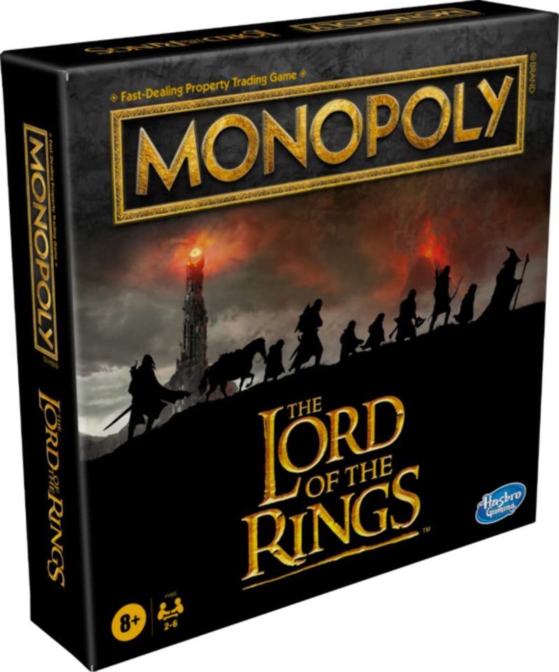 Monopoly: The Lord of The Rings Edition Board Game Inspired by The Movie Trilogy, Family Games, Ages 8 and Up (Amazon Exclusive)