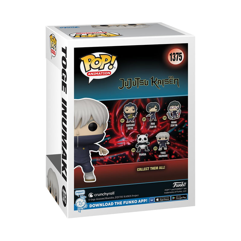 Funko POP! Animation: JJK - Toge Inumaki - 1/6 Odds for Rare Chase Variant - Jujutsu Kaisen - Collectable Vinyl Figure - Gift Idea - Official Merchandise - Toys for Kids & Adults - Anime Fans