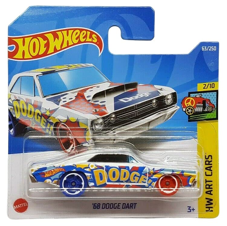 Hot Wheels - ´68 Dodge Dart - HW Art Cars 2/10 - HCW34 - Short Card - Mattel 2022