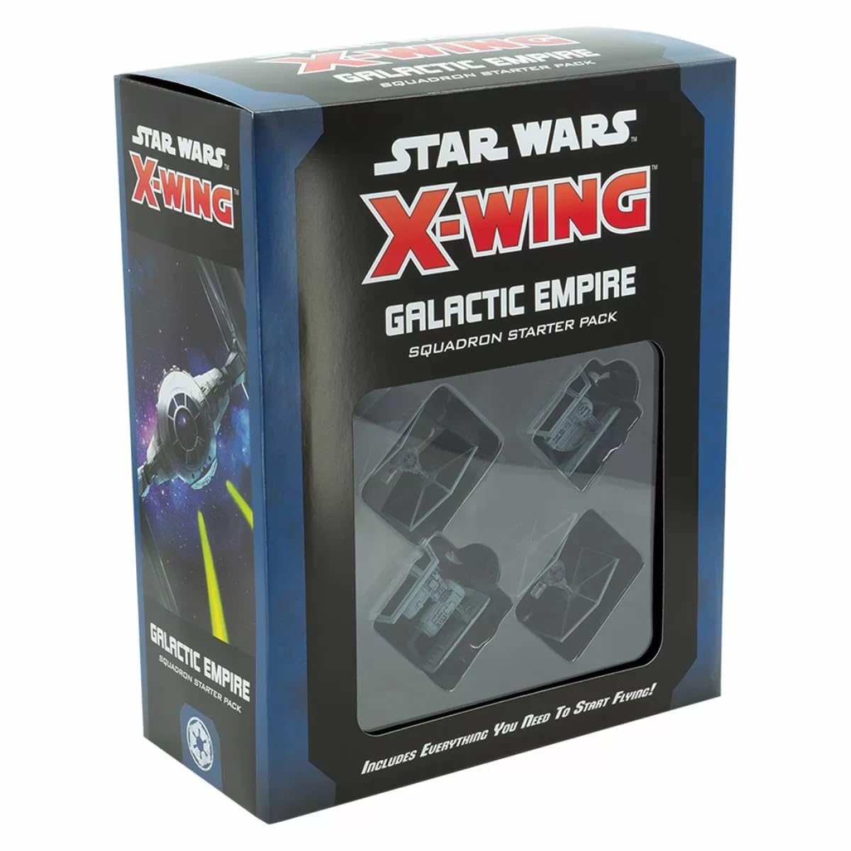 Fantasy Flight Games | Star Wars X-Wing: Galactic Empire Squadron Starter Pack | Miniatures Game | Ages 14+ | 2 Players | 90 Minutes Playing Time