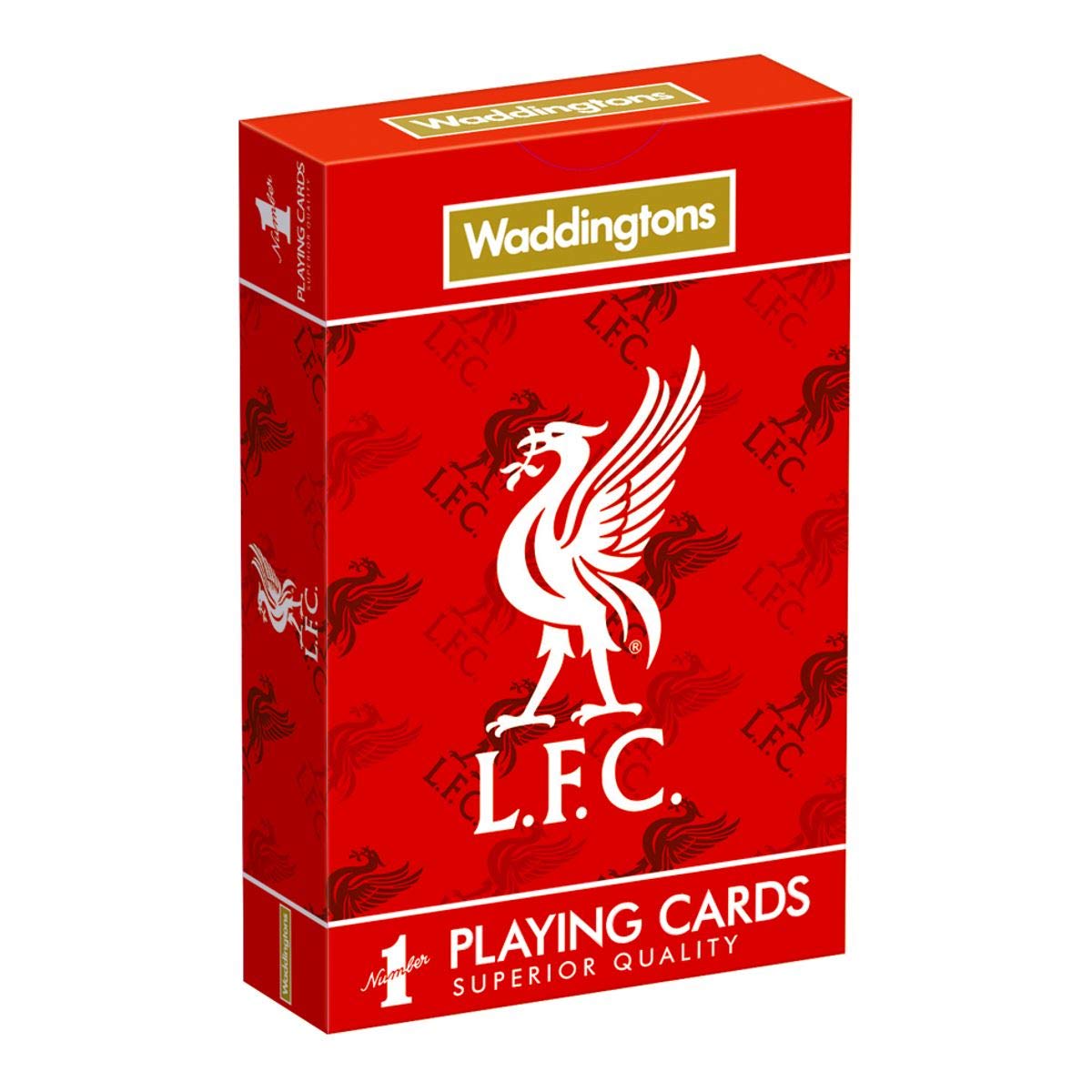 Waddingtons Number 1 Liverpool FC Playing Card Game, play with legendary Premier League players including Ian Rush, Steven Gerrard and Xavi Alonso, gift and toy for boys, girls and adults Aged 6 plus