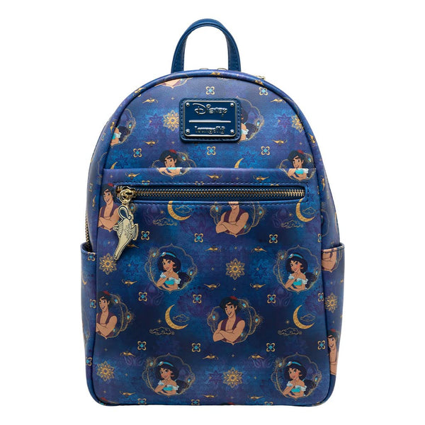 Loungefly Disney Aladdin and Jasmine Double Strap Shoulder Bag Purse