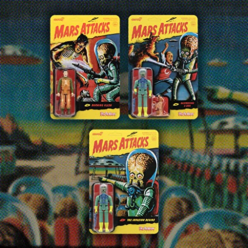 Super7 - Mars Attacks - Alien + Burning Dog