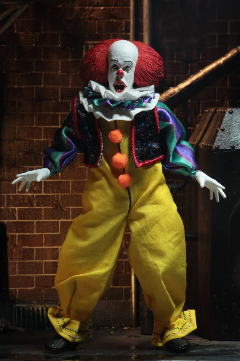 NECA IT 1990 Pennywise 8 Inch Clothed Action Figure