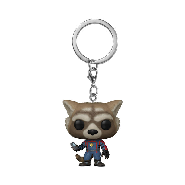 Funko POP! Keychain: Marvel - Guardians Of the Galaxy 3 - Rocket Raccoon Novelty Keyring - Collectable Mini Figure - Stocking Filler - Gift Idea - Official Merchandise - Movies Fans - Backpack Decor