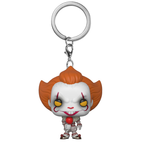 Funko Pop! Keychain: IT - Pennywise - (with Balloon) - It Novelty Keyring - Collectable Mini Figure - Stocking Filler - Gift Idea - Official Merchandise - Movies Fans - Backpack Decor