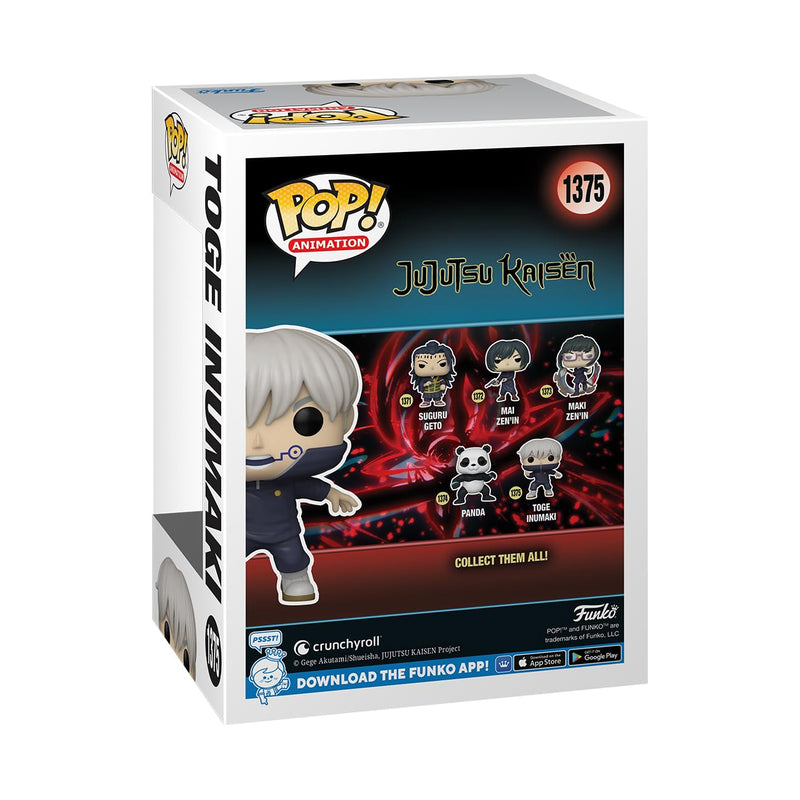 Funko POP! Animation: JJK - Toge Inumaki - 1/6 Odds for Rare Chase Variant - Jujutsu Kaisen - Collectable Vinyl Figure - Gift Idea - Official Merchandise - Toys for Kids & Adults - Anime Fans