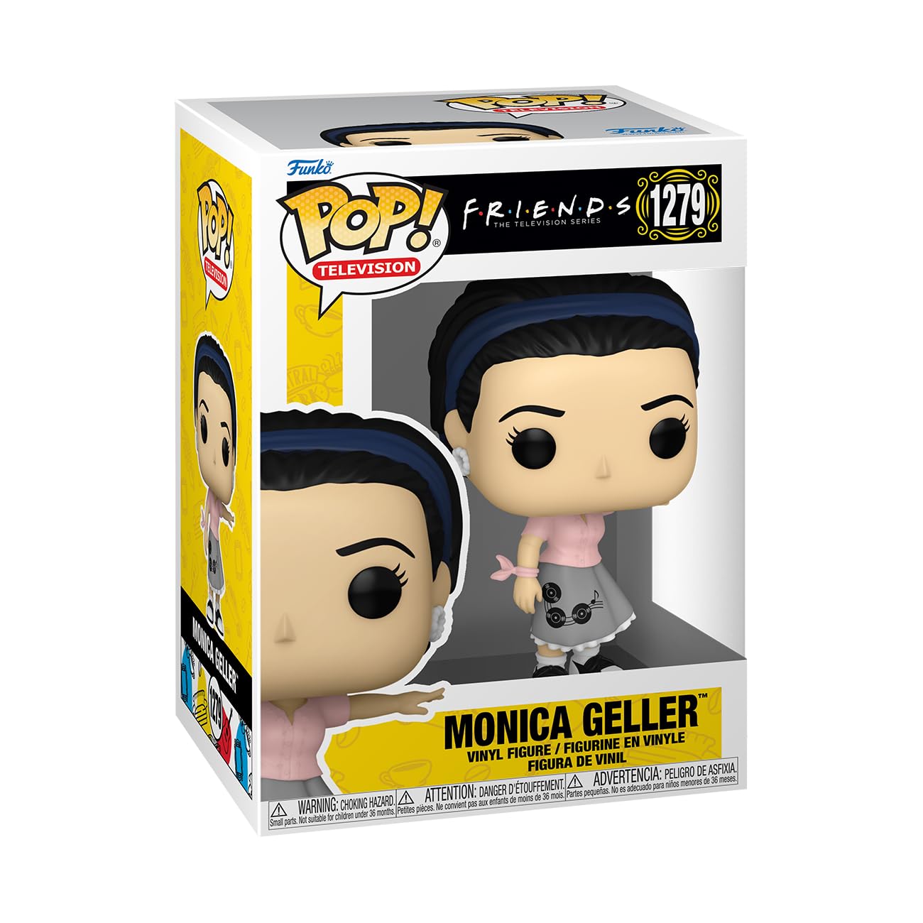 Funko POP! TV: Friends - Waitress Monica Geller - 1/6 Odds for Rare Chase Variant - Collectable Vinyl Figure - Gift Idea - Official Merchandise - Toys for Kids & Adults - TV Fans