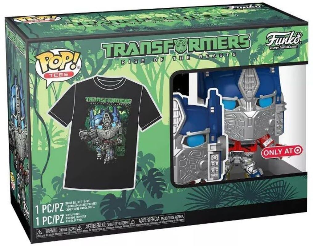 POP! Funko Tee: Exclusive Transformers: Rise of The Beasts - Optimus Prime #1372 Large Tshirt