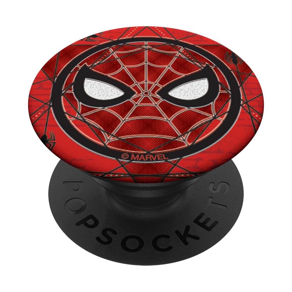 Marvel Spider-Man Spidey Mask Webs PopSockets Swappable PopGrip